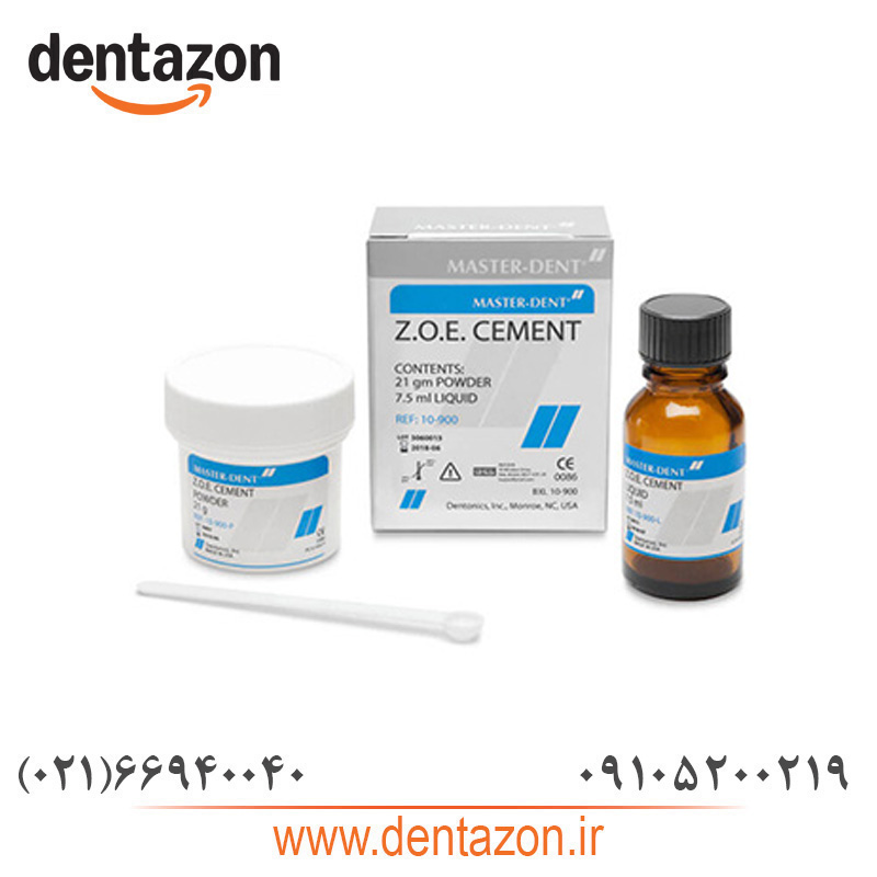 سمان زينک اکسايد اژنول Z.O.E. Cement سمان زينک اکسايد اژنول مستر دنت Z.O.E. Cement - Image 1