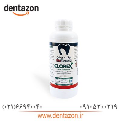 محلول کلرهگزیدین 1 لیتری نیک درمان/ Clorex 2% Mega