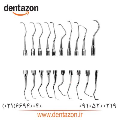 ست 10 عددی قلم گریسی دنتال دیوایس Dental Devices