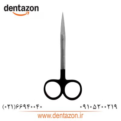 قیچی اریس دسته مشکی کاریزما (سرصاف و سرکج)