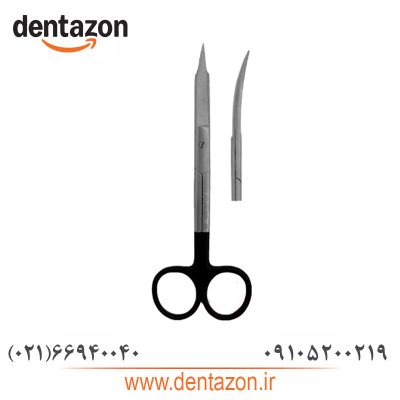 قیچی جراحی دسته مشکی کاریزما (سرصاف و سرکج)