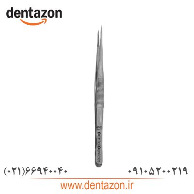 پنس مستقیم باریک 10 سانتی متر دنتال دیوایس Dental Devices